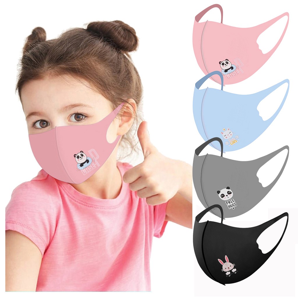 1pc Adult Washable Reusable Cute Cartoon Animals Outdoor Face Nose Cover
