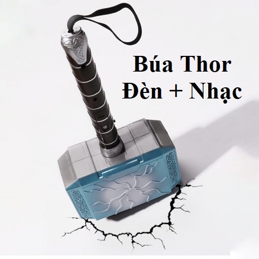 Búa Thần Sấm Búa Thor Mjolnir nhựa - Thor siêu anh hùng, đồ chơi cho bé đồ chơi trẻ em siêu nhân