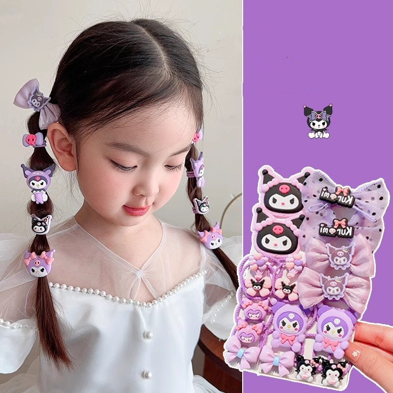 Kuromi 4/6/10 colors Child DIY Bracelet Kit Complete Set For Kids Diy Bracelet Set DIY Beads Set