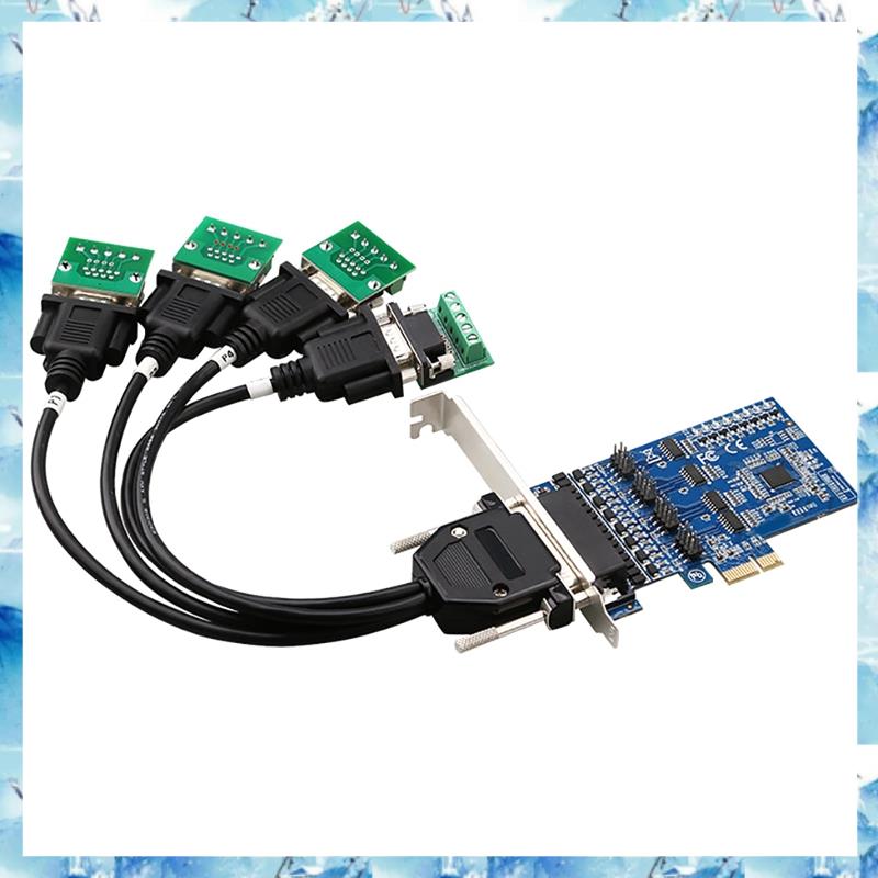 PCI-E to RS485/422 Expansion Card Industrial-Grade Serial Card Converter with Voltage Suppression Protector