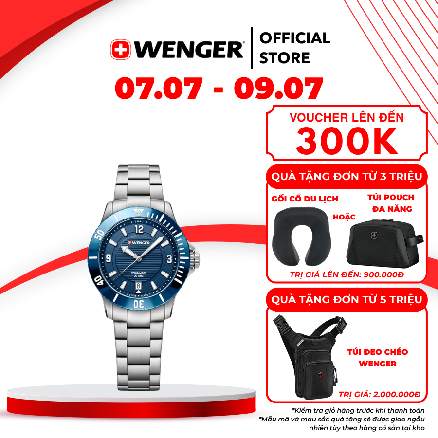 Đồng hồ nữ Seaforce Small 01.0621.111 Wenger Thụy Sĩ