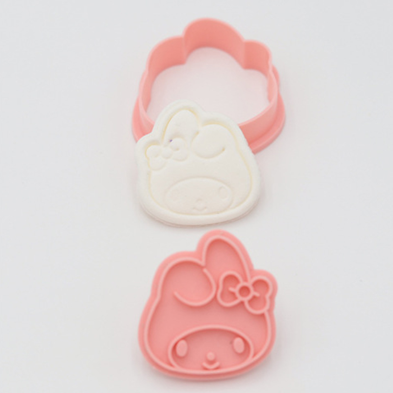 AN Cetakan Sanrio Hello Kitty Cetakan Clay Mainan Anak Super Light Clay Cetakan Es Batu Cetakan Kue Kering Cetakan COD