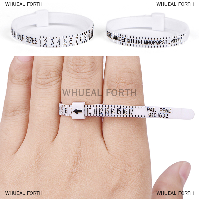 WHUEAL4 Anh chúng tôi Nhẫn sizer đo ngón tay đo cho Nhẫn cưới Nhẫn đính hôn mới
