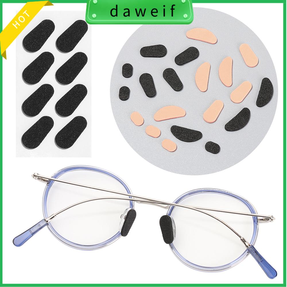 DAWEIF 4 Pairs 1.5mm Unisex Giá đỡ kính Màu da / Đen Kính mắt Nosepads Miếng đệm mũi EVA Chống trượt Tự dính