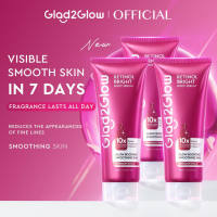 [NEW LAUNCH]Glad2Glow Retinol Niacinamide Smooth Bright Body Serum Lotion Lightweight Texture Vitamin B5 Hydrate Floral Scented Long-lasting