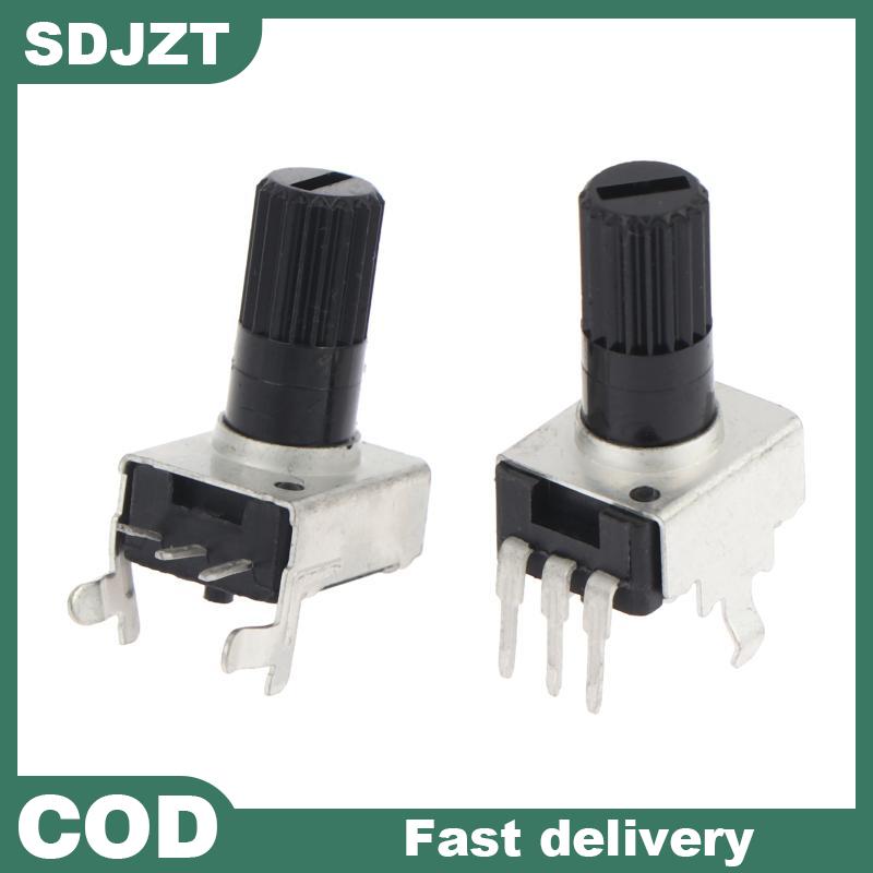 【SDJZT Tools】 10 cái RV09 dọc ngang 12.5mm trục 10K 20K 50K 100k có thể điều chỉnh điện trở 3pin con dấu chiết áp Giá 21,735 Đồng*Miễn phí vận chuyển