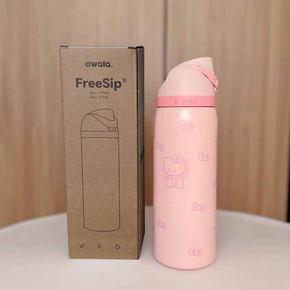 Owala Kuromi 24Oz/32Oz Insulated Stainless Steel Water Bottle With