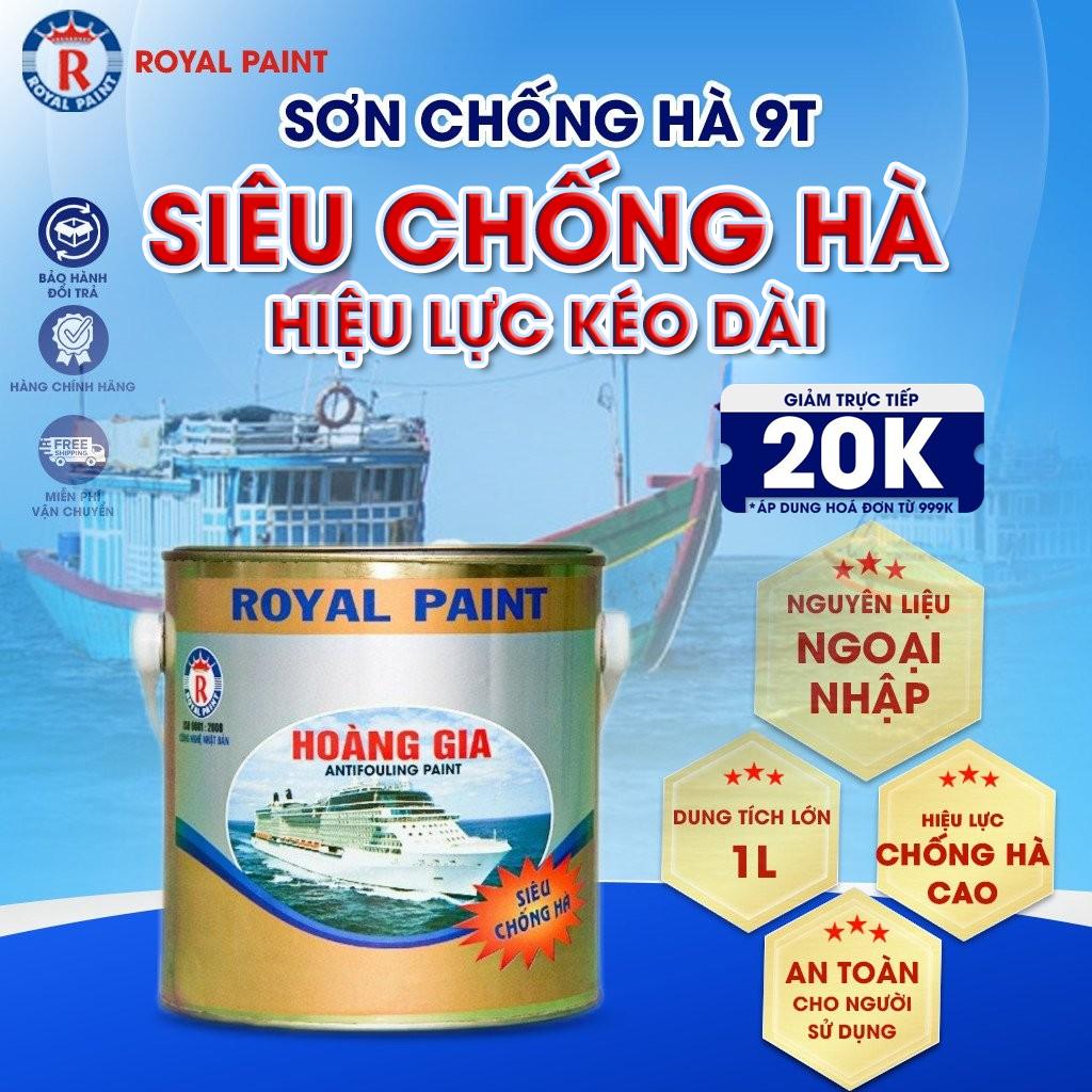 Sơn Chống Hà 9T HOÀNG GIA , các màu, loại 1 Lít & 3 Lít