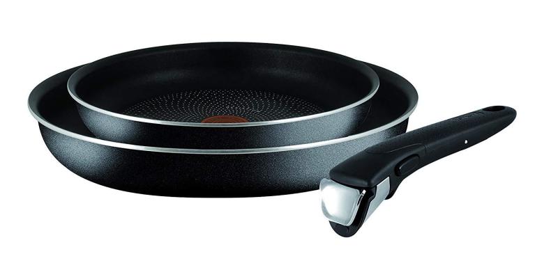 Tefal Ingenio Essential Non-Stick Starter Kit. For All Cooktops Excluding Induction, Black, 3 Pieces (Ready Stock) Singapore