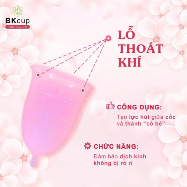 Cốc nguyệt san Bkcup Silicone y tế - Băng vệ sinh kiểu mới, cốc nguyệt san co giãn + Tặng cốc đựng tiệt trùng cốc nguyệt san Bkcup giá rẻ