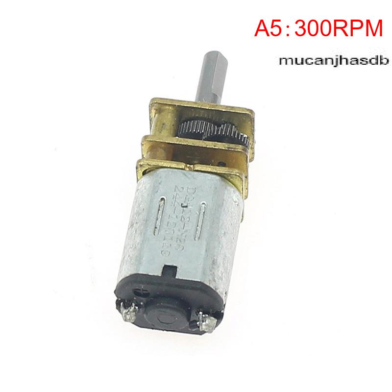 mucanjhasdb Micro N20 Bánh Động Cơ Tốc Độ Chậm Kim Loại Hộp Số Giảm Tốc Động Cơ Điện Tự Làm Đồ Chơi - 5