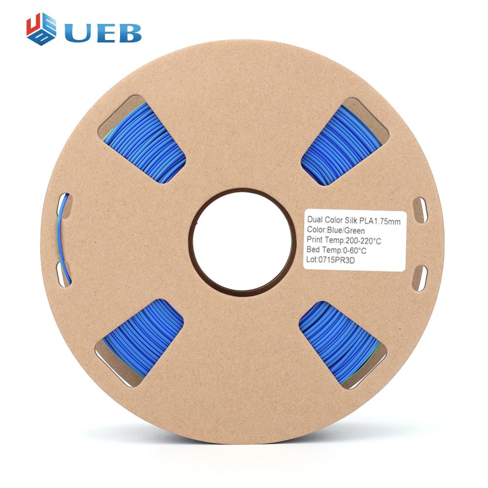 Rainbow PLA 3D Printing Materials Shiny Silk 1.75mm Dimensional Accuracy +/- 0.03mm Widely Compatible for 3D Printing ราคา 864 บาท*ส่งฟรี