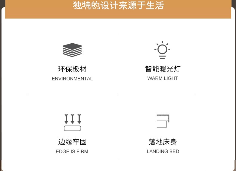 Giường treo kiểu Nhật Bản giường tatami hiện đại đơn giản không có giường đầu giường giường đôi và giường ăn sáng giường ngắn