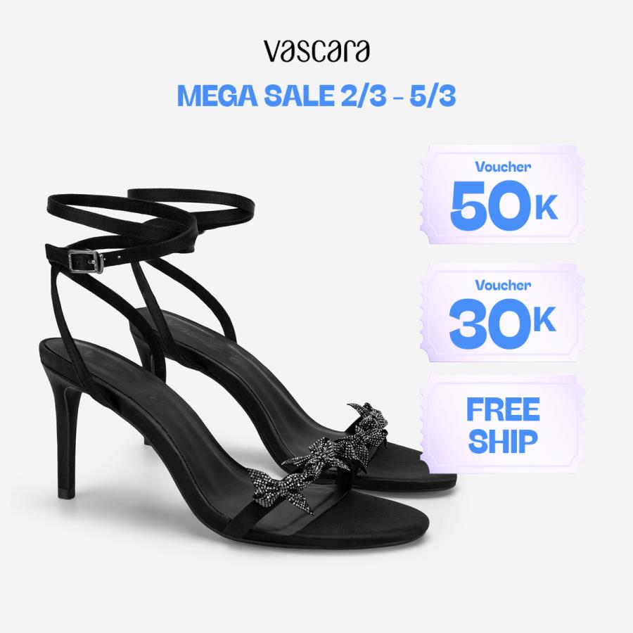 [Voucher 50K | 02.03 - 05.03] Vascara Giày Cao Gót Đính Đá Trang Trí - SDN 0849