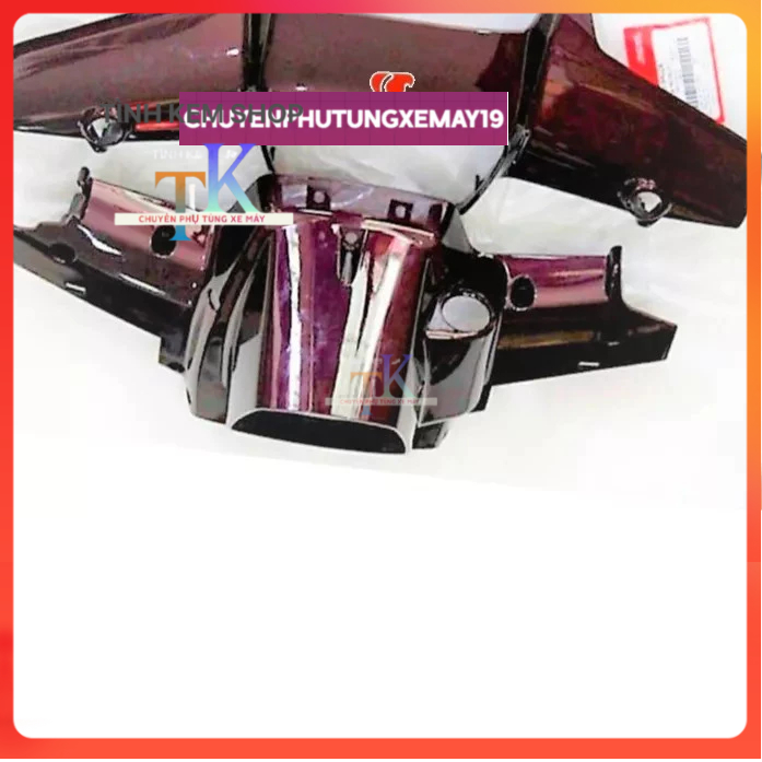 Vỏ Nhựa đầu trên dưới xe dream zin, Chi tiết dàn áo super dream việt đời đầu honda chính hãng zin xị