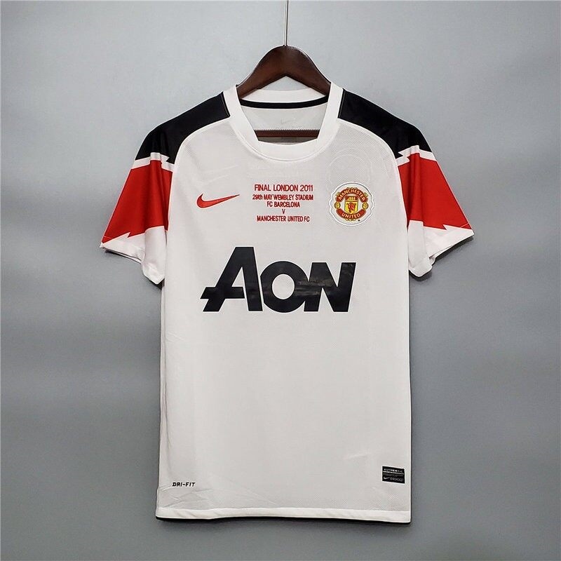 Quỷ đỏ bóng đá Jersey Retro áo bóng đá S-XXL bóng đá áo Retro người anh đỏ 10/11