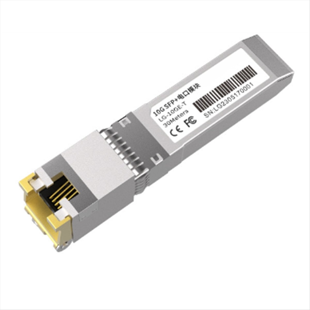 [lorraine]10G SFP+ Module 10GbE Copper SFP Modules Optical Port Turn to RJ45 Ethernet Port Gigabit 1000M Transceiver Module Metal