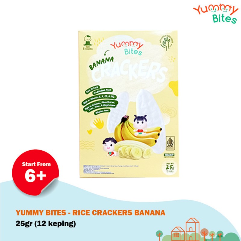 Yummy Bites Rice Cracker Snack Bayi - 25 gr