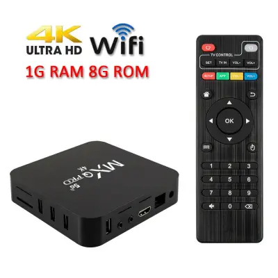 XGA38 4K 1GB+8GB Media Player Dual Band Wifi MXQ Pro Android 7.1 Media Streamer Set-top Set Top Box TV BOX