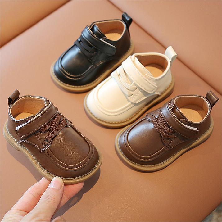 Giày Tây tập đi siêu mềm đế cao su cho bé trai từ 6 tháng-2 tuổi Gìày Da PU công tử lịch lãm cho bé trai,Giày da trẻ em phong cách Anh Quốc 034 