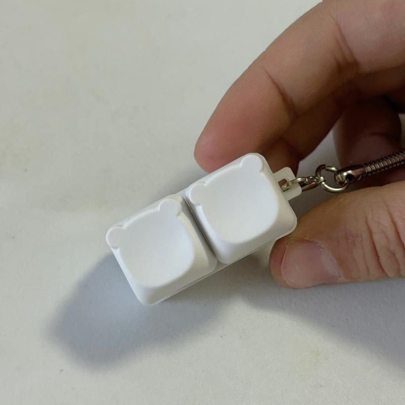 Jcika 1pcs chàng trai cô gái chống căng thẳng ngón tay Bàn phím trò chơi Keychain ﻿không có ánh sáng giải nén 9 Bàn phím Đồ chơi chìa khóa cho người lớn Antistress đồ chơi - 2