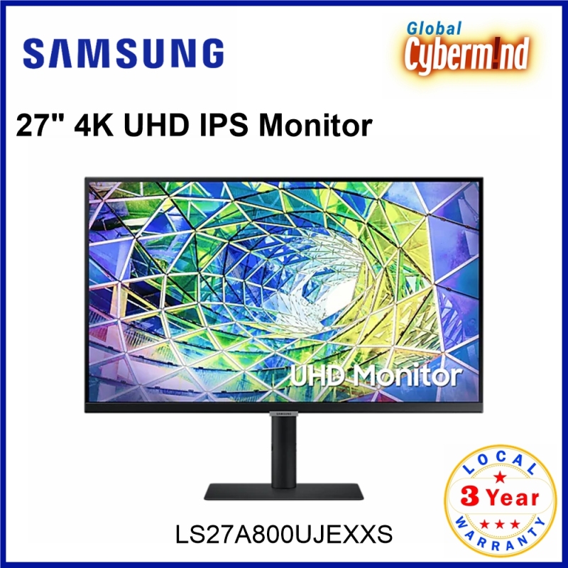SAMSUNG S27A800UJE 27 4K UHD IPS Monitor with USB Type-C [LS27A800UJEXXS] (Brought to you by Global Cybermind) Singapore