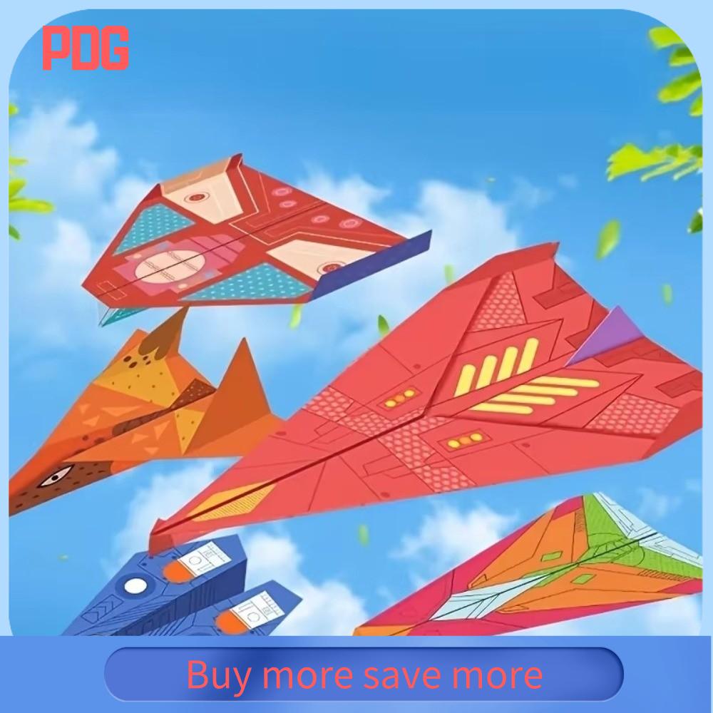 PDG 36 Sheets 12 mẫu mã Bộ Origami Máy Bay Giấy Origami 3D Giấy màu Bộ dụng cụ thủ công tự làm Giáo dục Bộ khoa học STEM Quà tặng sinh nhật ngày lễ