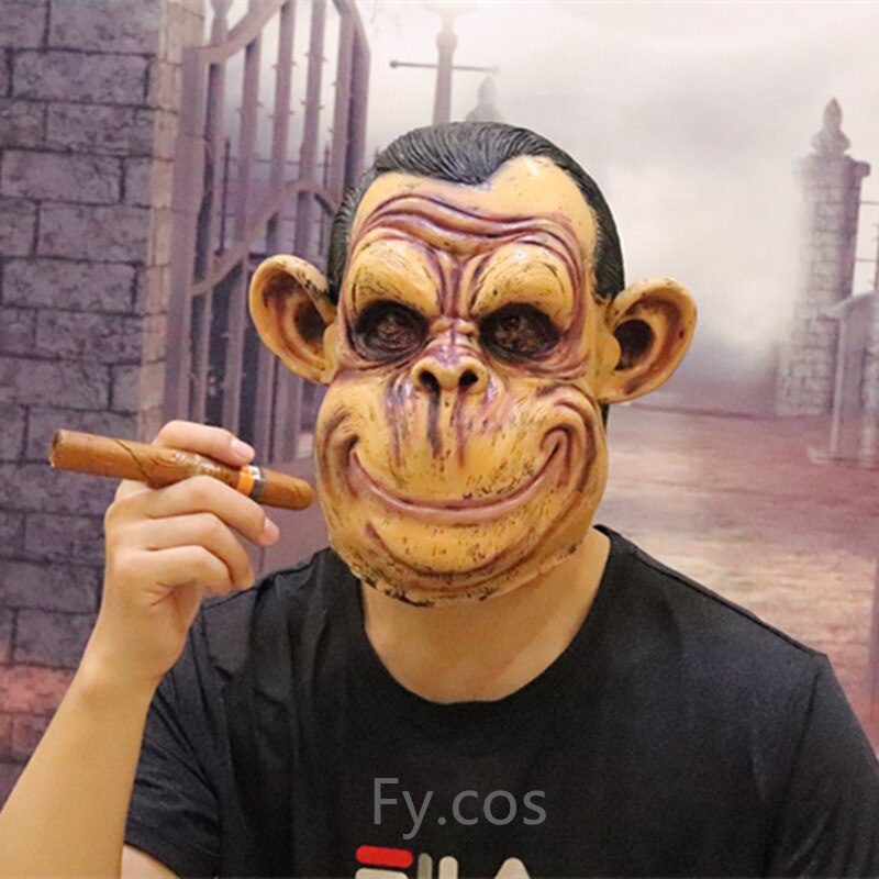 monkey smoking mask