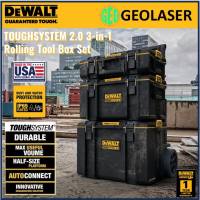 DeWALT ToughSystem 2.0 3-in-1 3Pcs Rolling Tower Storage System Package 1