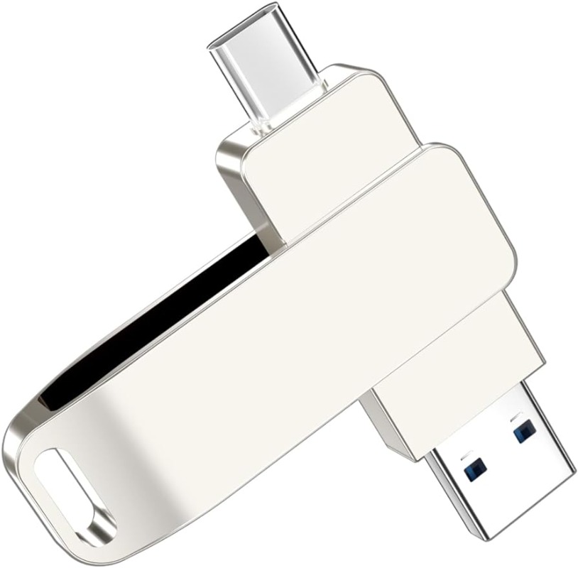 256GB USB C ổ đĩa flash: 2 trong 1 USB OTG C ổ đĩa Thumb cho Iphone 15 Pro Max, tốc độ cao Type-C th