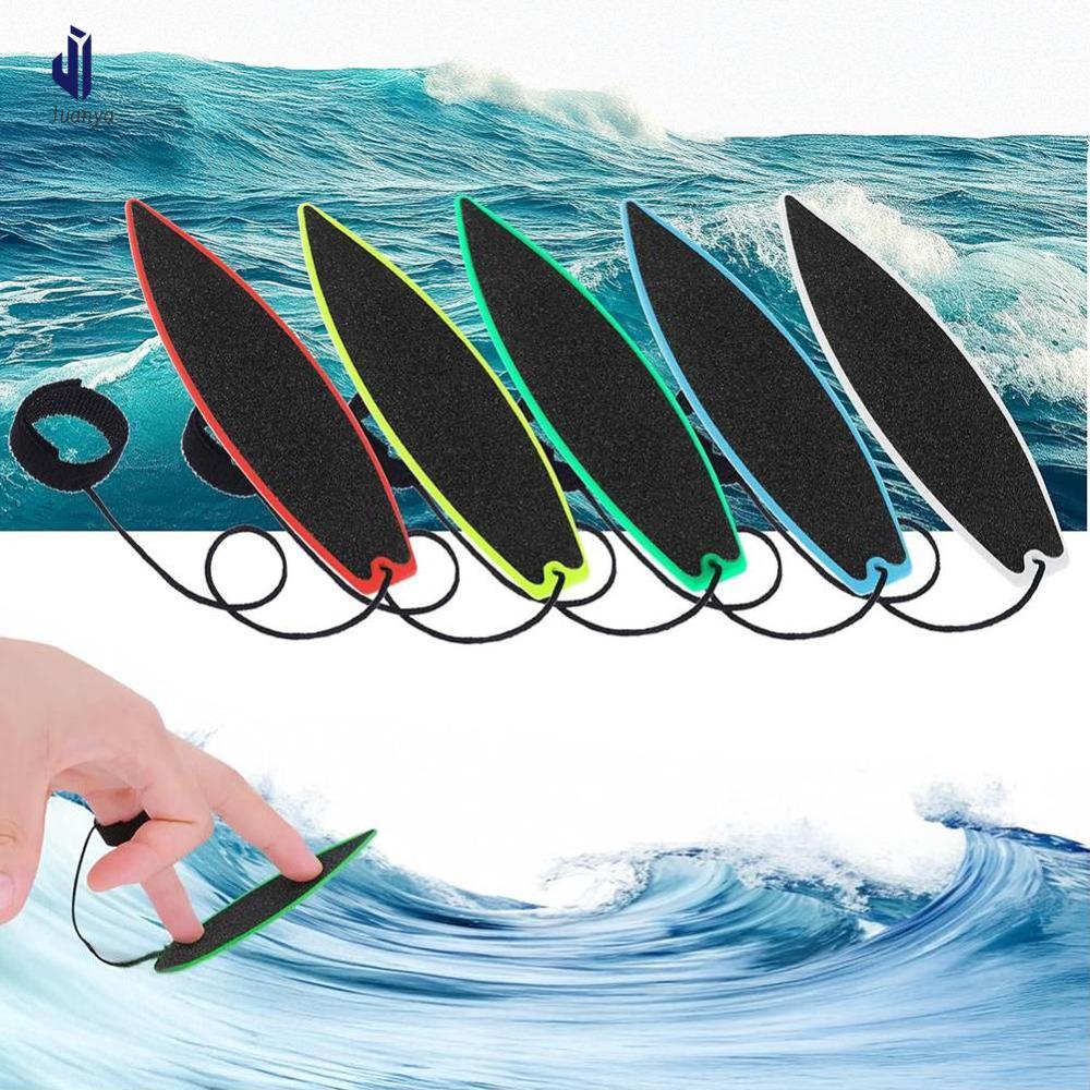 Juanya Finger Surfboard With String Mini Surfboard Fingertip Skateboard Toy Fidget Stress Relief Miniature Surfboard Cool Gadgets for Kids/Adults Surfer Gift