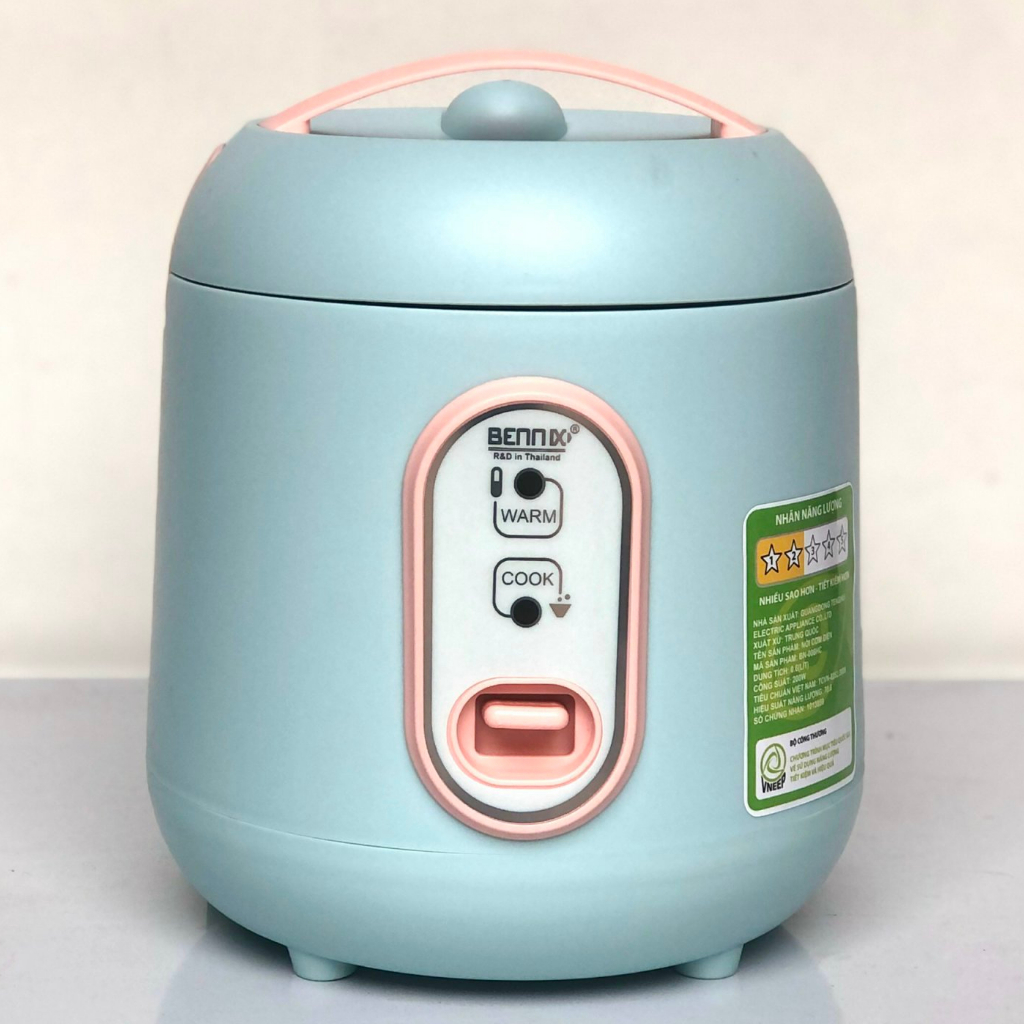 Nồi cơm điện văn phòng mini siêu nhỏ bennix bn-006hc dung tích 0.6l