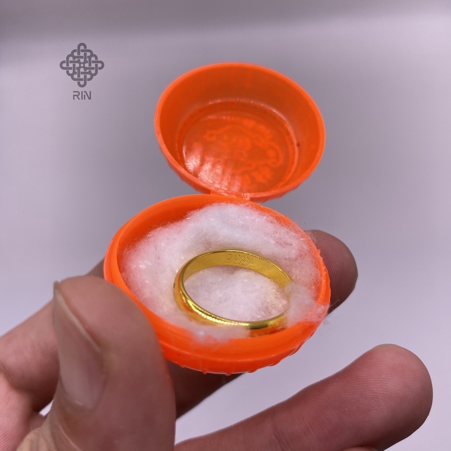 Nhẫn vàng trơn nửa chỉ 1 2 5 chỉ đóng mộc 9999 có hộp đủ size cho nam và nữ trangsucmoiluatuoi.RIN