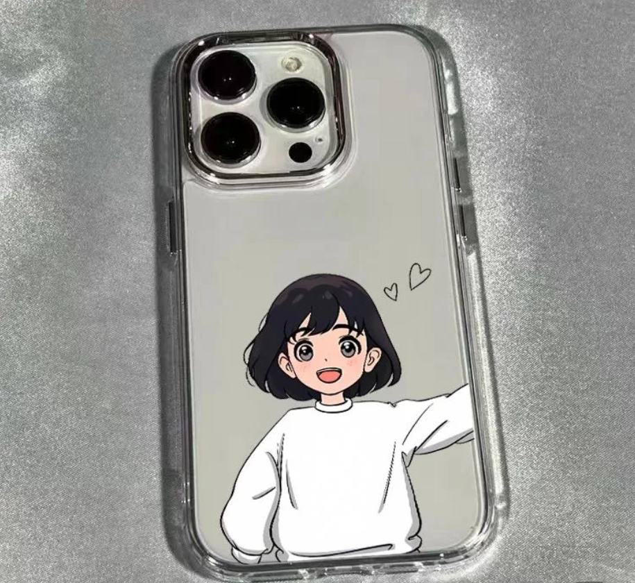 Cute Anime Phone Case For Iphone 16 15 14 13 12 11 Pro Max Clear_voghion.com