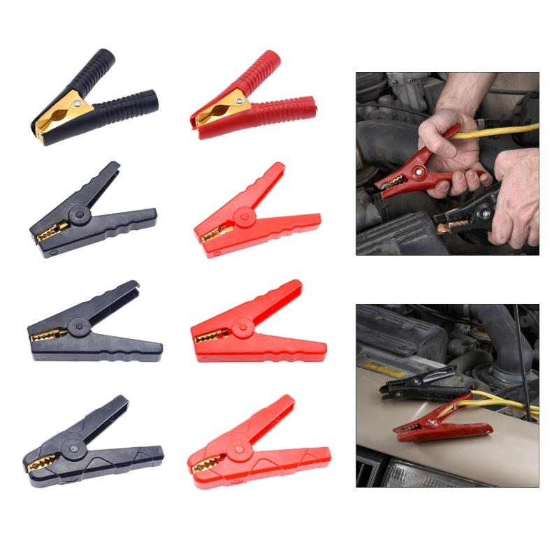 Kẹp sạc hai màu kẹp với hàm gia cố tay cầm chống trượt tải công suất 500A để kết nối an toàn