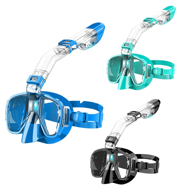 C G K Snorkel Foldable Diving Cover with System and Camera Mount