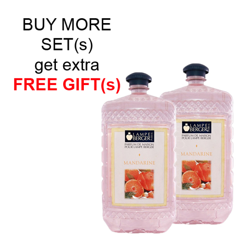 Buy LAMPE BERGER LB ESSENTIAL OIL 2L SET (2 BOTTLES) - MANDARINE (柑橘) Singapore