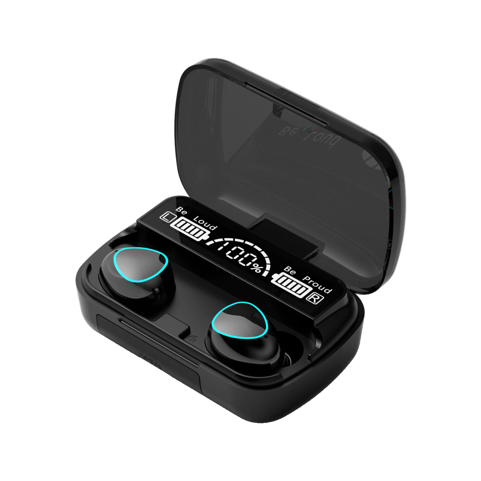 M19 Tai nghe TWS Tai nghe M10 Bluetooth tương thích intelligente điều khiển LED Tai nghe không dây không thấm nước Màn hình cảm ứng