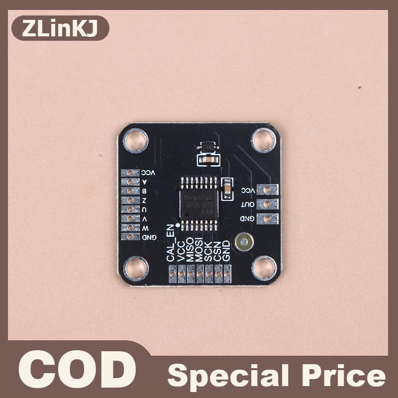 ZLinKJ MT6835โมดูลแม่เหล็ก21บิตสำหรับมอเตอร์ไร้แปรงถ่าน-อินเตอร์เฟส pwm SPI สำหรับเปลี่ยน AS5048 ราคา 214 บาท*ส่งฟรี