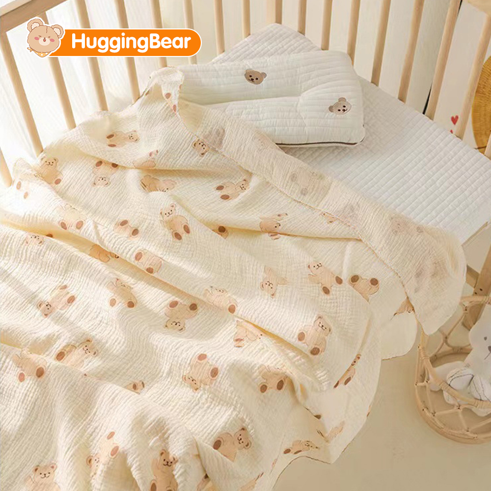 Payoe Bedong Bayi Muslin Cotton Bambu Premium 100*100cm Selimut Bayi Baru Lahir