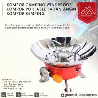 KOMPOR CAMPING WINDPROOF KOMPOR PORTABLE TAHAN ANGIN KOMPOR KEMPING