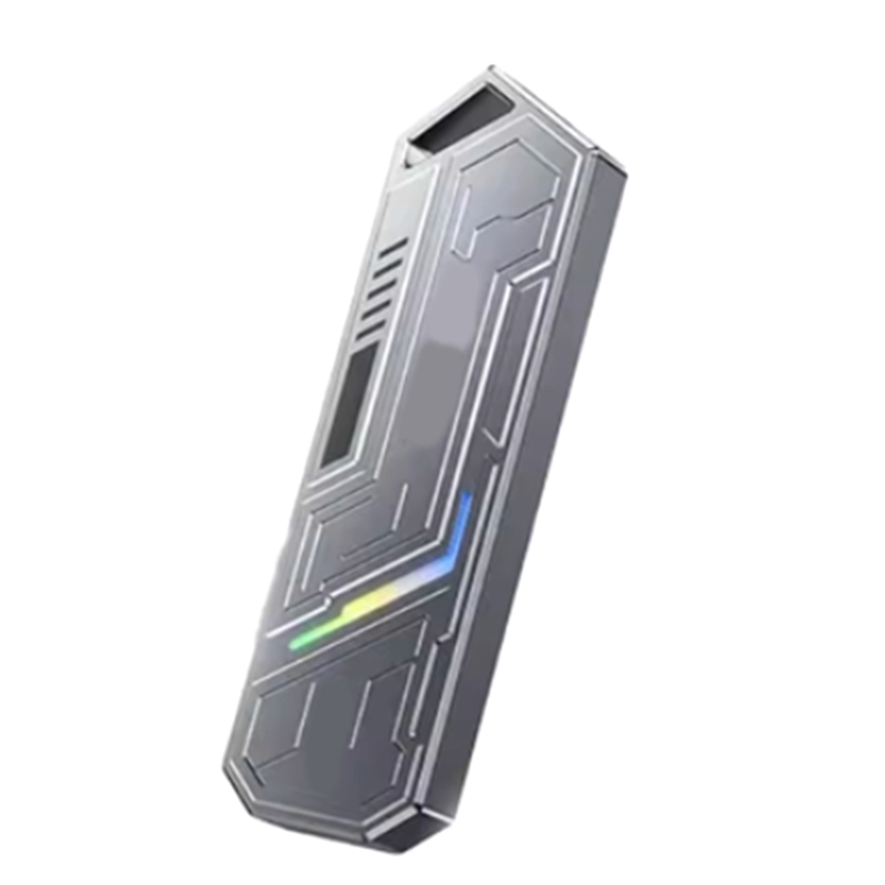 M.2 NVMe SSD Enclosure Adapter USB 3.2 Gen2 10Gbps USB-C Portable External Case Hard Drive Enclosure for PC Laptop