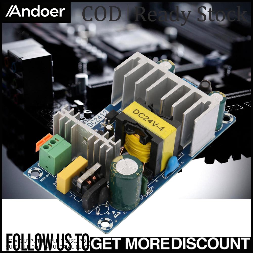 Andoer Aumotop Mô-đun cấp nguồn chuyển mạch 100W hiệu quả cho thiết bị Cấp nguồn có bảo vệ Mô-đun AC DC WX DC2412 cho các ứng dụng không gian nhỏ Giá 163,000 Đồng*Miễn phí vận chuyển