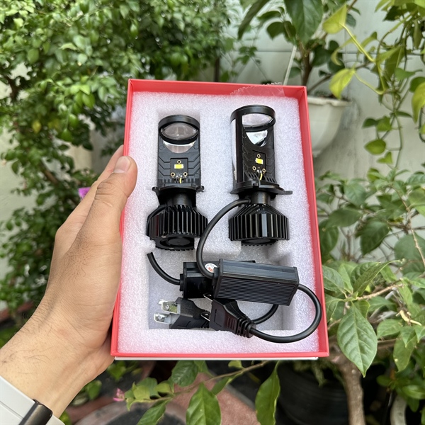 Đèn led xe máy , bóng đèn led xe máy đèn t9 chân h4 đèn led t9 1 cái
