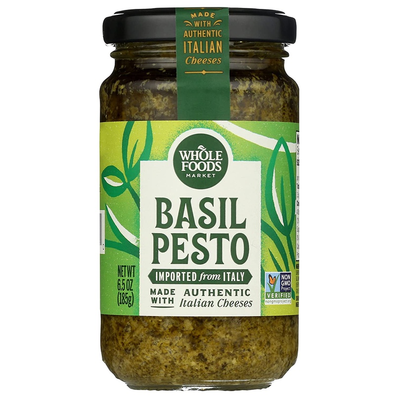 SỐT PESTO BASIL - PHÔ MAI Ý CHO MÓN PASTA - PIZZA - SPAGHETTI - SALAD 365 by Whole Foods Market, Non GMO, 185g (6.5 oz) SẢN PHẨM RẤT ĐƯỢC ƯA CHUỘNG TRÊN THỊ TRƯỜNG KHÁCH YÊU TRẢI NGHIỆM THỬ NHÉ SẢN PHẨM TỐT, MONG ĐƯỢC ỦNG HỘ VÀ ĐÁNH GIÁ