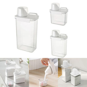 Bột Giặt Hộp Đựng Lọ Giặt Bột Giặt Hộp Đựng Xà Phòng Chất Tẩy Rửa Hộp Bảo Quản Nắp