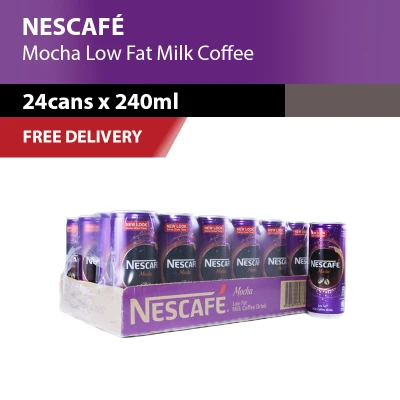 Nescafe Mocha Milk Coffee Can Drink 24 cans x 240ml