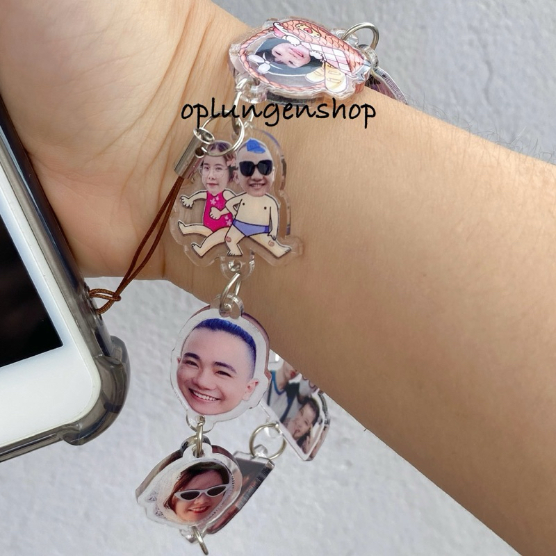 Phone strap Dây treo điện thoại in ảnh theo yêu cầu