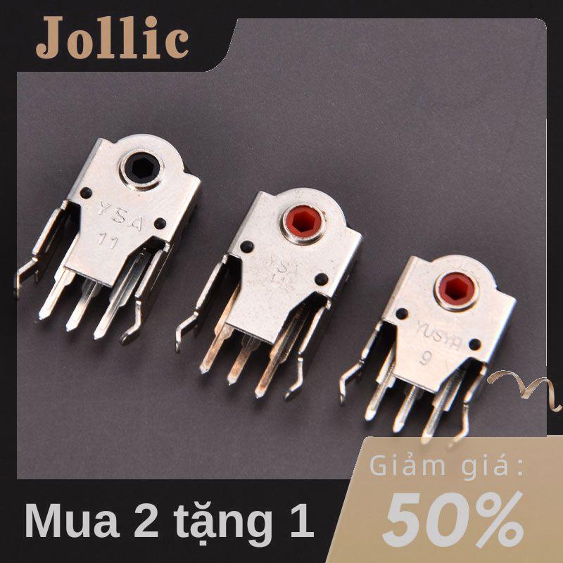 Jollic 2 Bộ giải mã chính xác cao bộ mã hóa bánh xe cuộn chuột quay 9mm/11mm