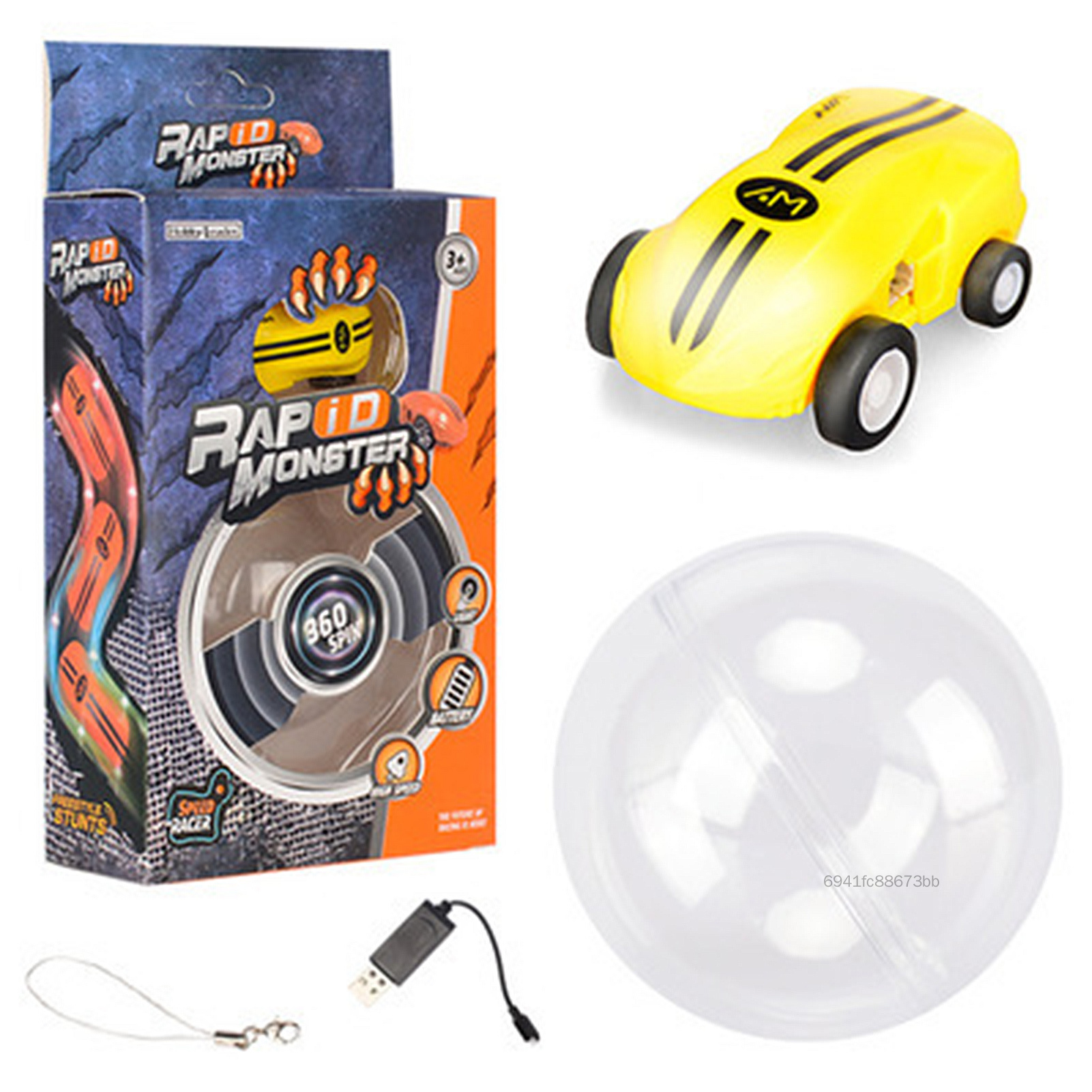Flashspin Mini Racing Diễn viên đóng thế Xe xoay 360 ° Diễn viên đóng thế Xe đua nhỏ có ánh sáng mát mẻ cho trẻ em Đồ chơi ngoài trời trong nhà STO-VN - 2